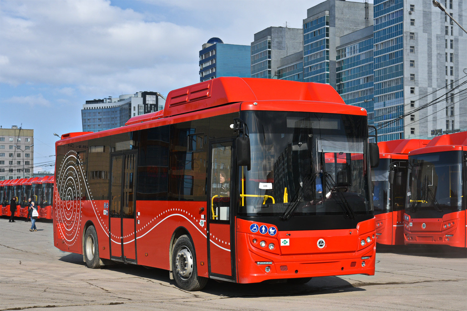 Jakutien Republik, KAvZ-4270-82 Nr. КМ 376 14; Jakutien Republik — New buses presentation 25.04.2022