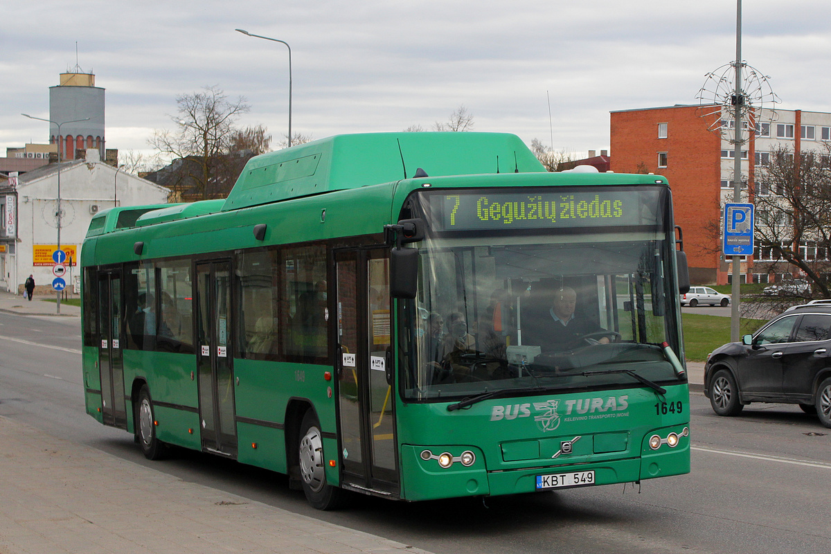Lithuania, Volvo 7700 CNG # 1649