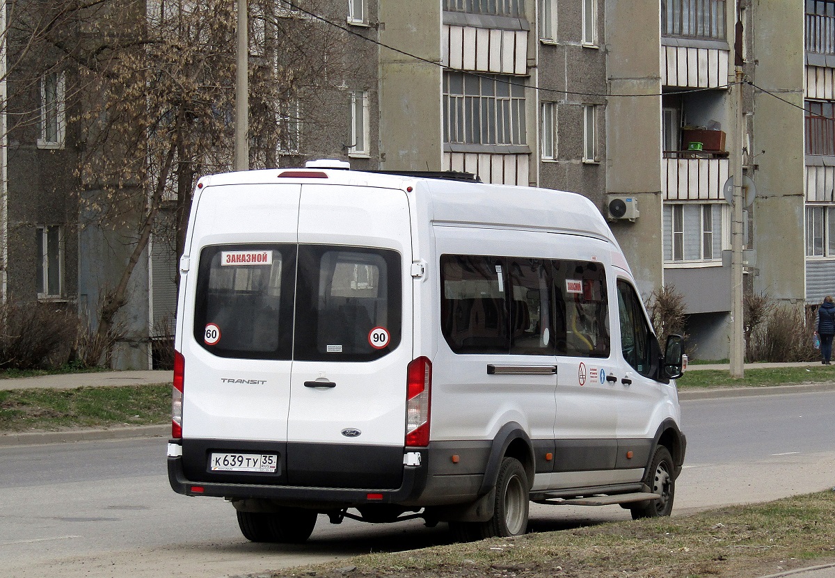 Вологодская область, Ford Transit FBD [RUS] (X2F.ESG.) № К 639 ТУ 35