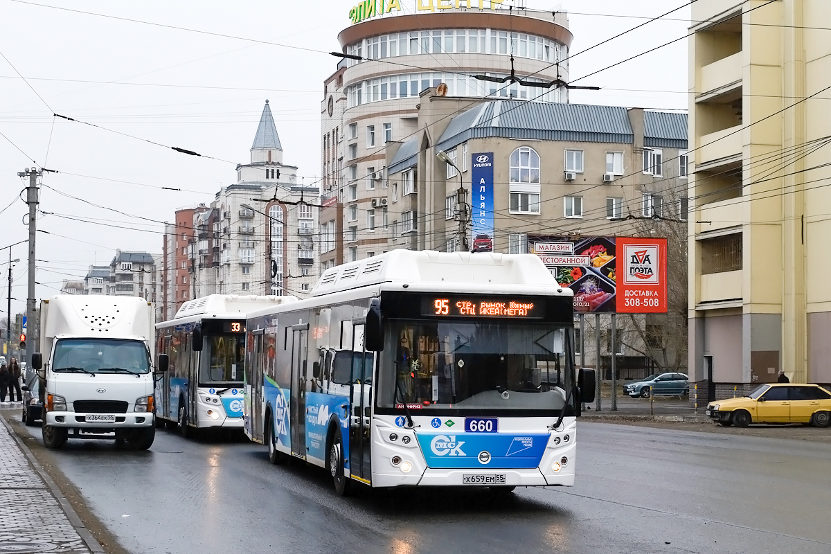 Omsk region, LiAZ-5292.67 (CNG) Nr. 660