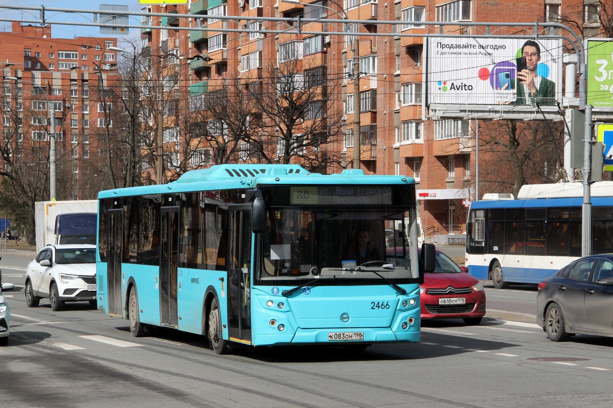 Санкт-Петербург, ЛиАЗ-5292.65 № 2466