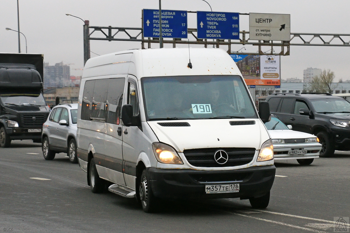 Санкт-Петербург, Луидор-22360C (MB Sprinter) № М 357 ТЕ 178