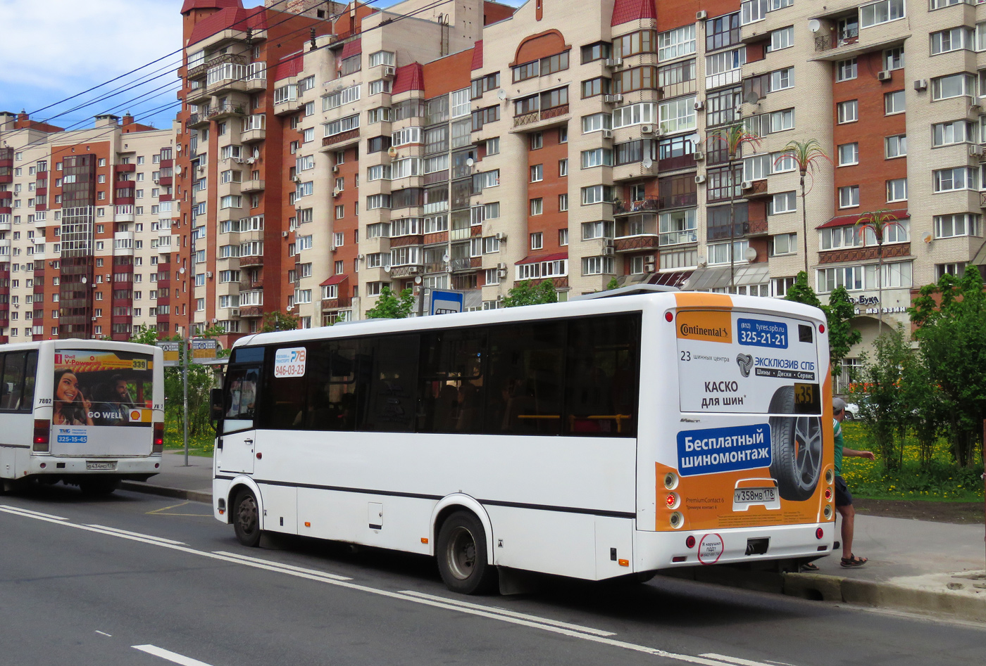 Санкт-Петербург, ПАЗ-320414-05 "Вектор" (1-2) № У 358 МВ 178