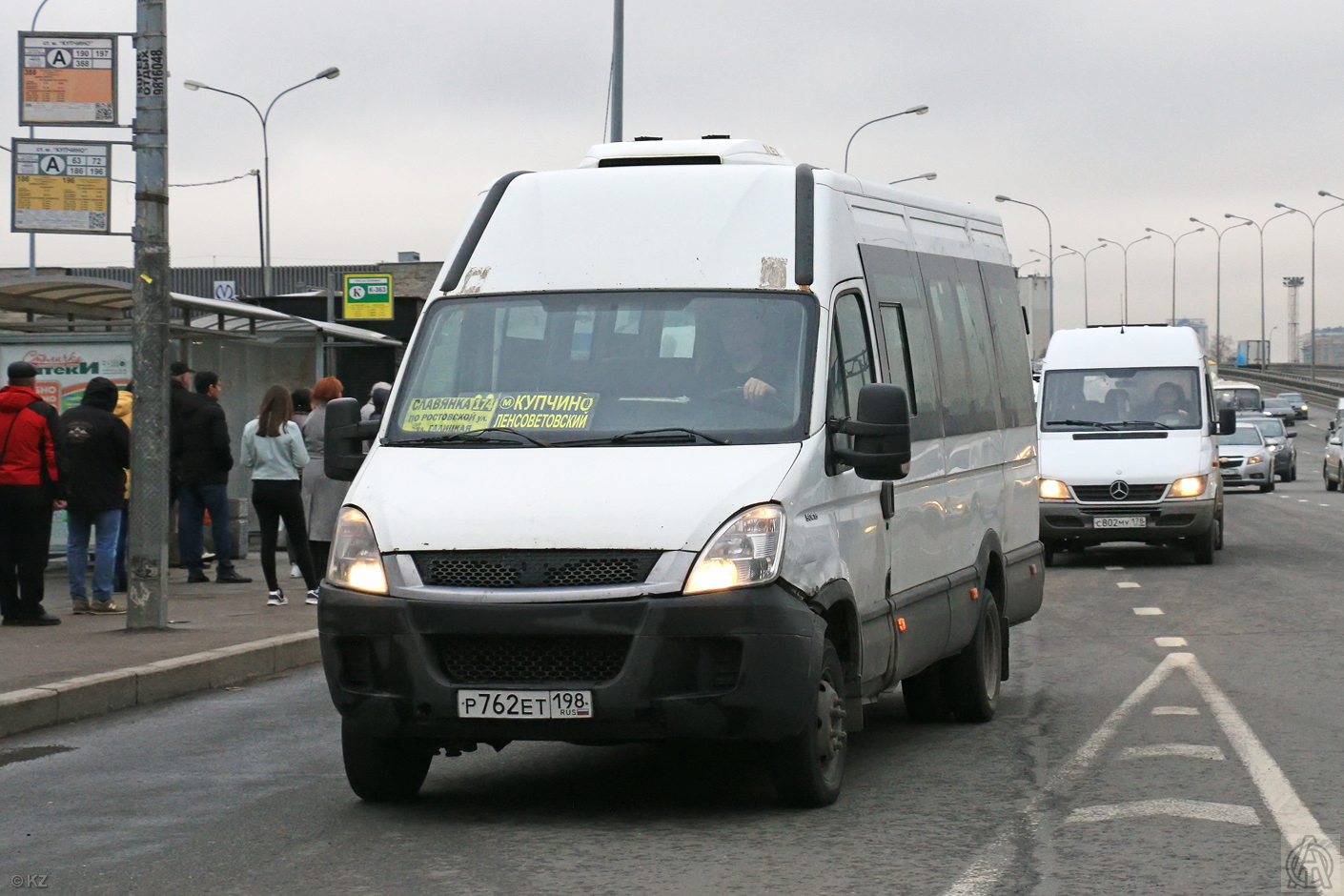 Санкт-Петербург, Нижегородец-2227UU (IVECO Daily) № Р 762 ЕТ 198