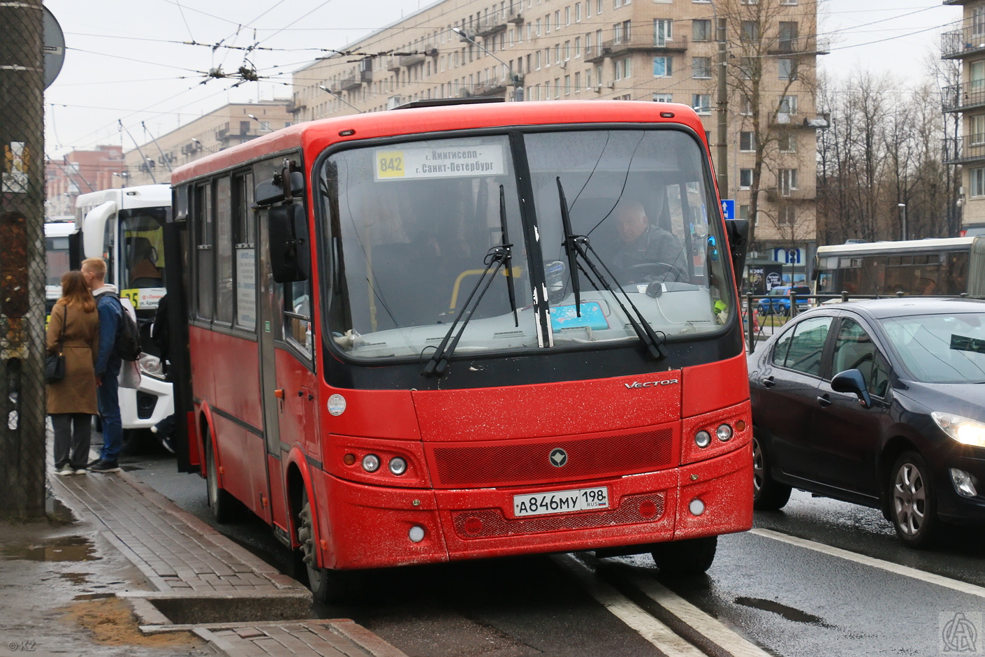 Ленинградская область, ПАЗ-320412-04 "Вектор" № А 846 МУ 198