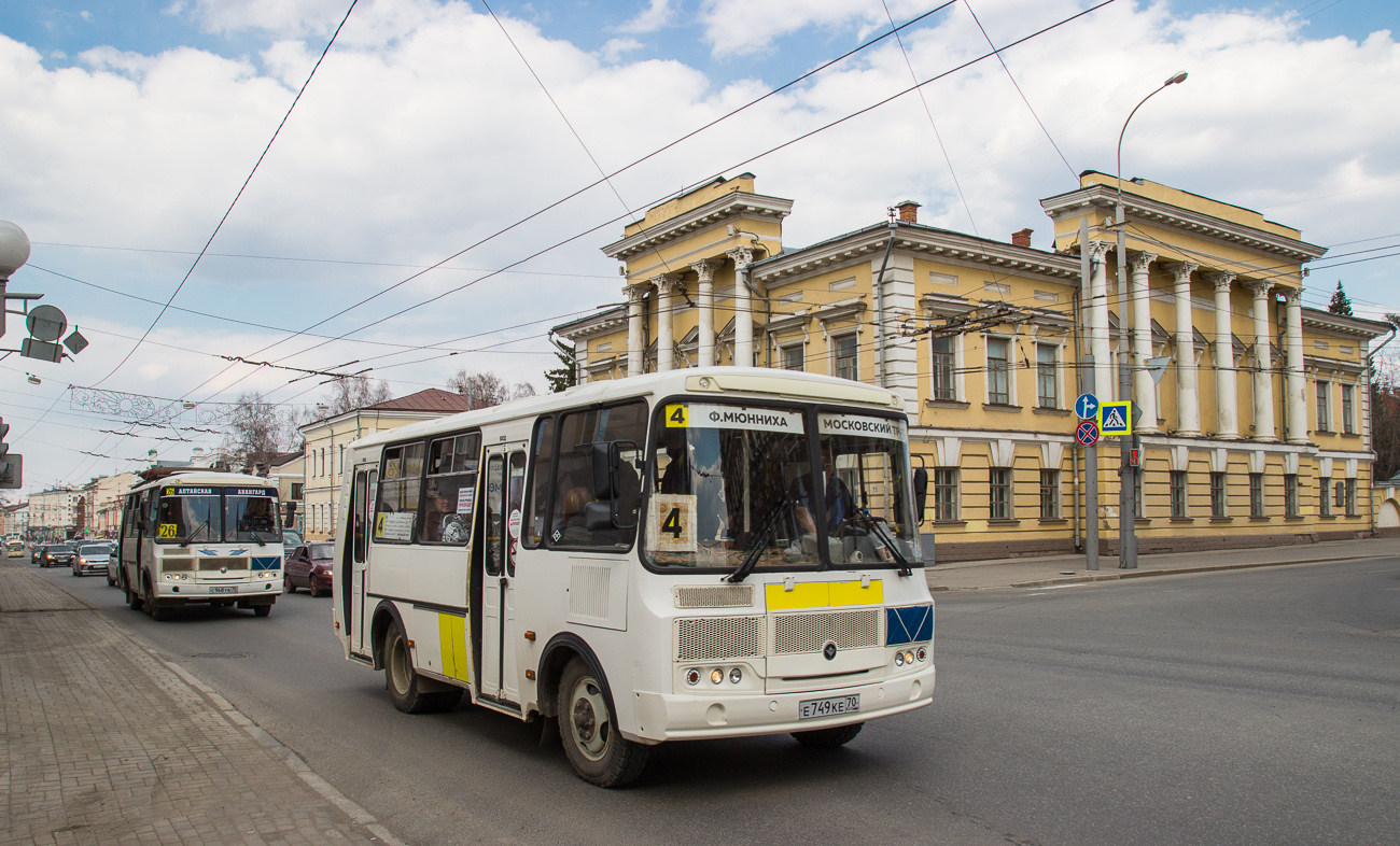 Томская область, ПАЗ-32054 № Е 749 КЕ 70