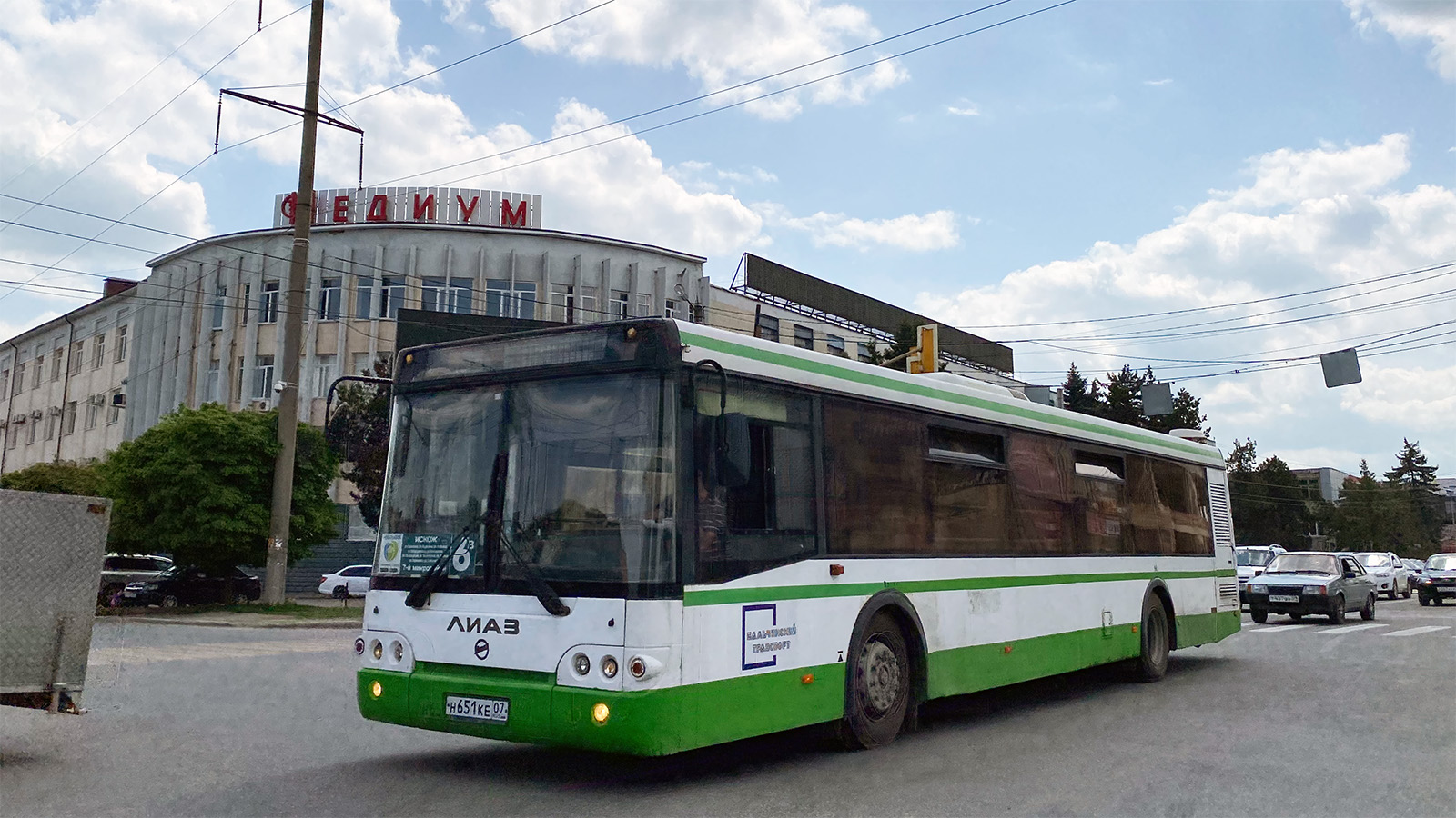 Кабардино-Балкария, ЛиАЗ-5292.22 (2-2-2) № Н 651 КЕ 07