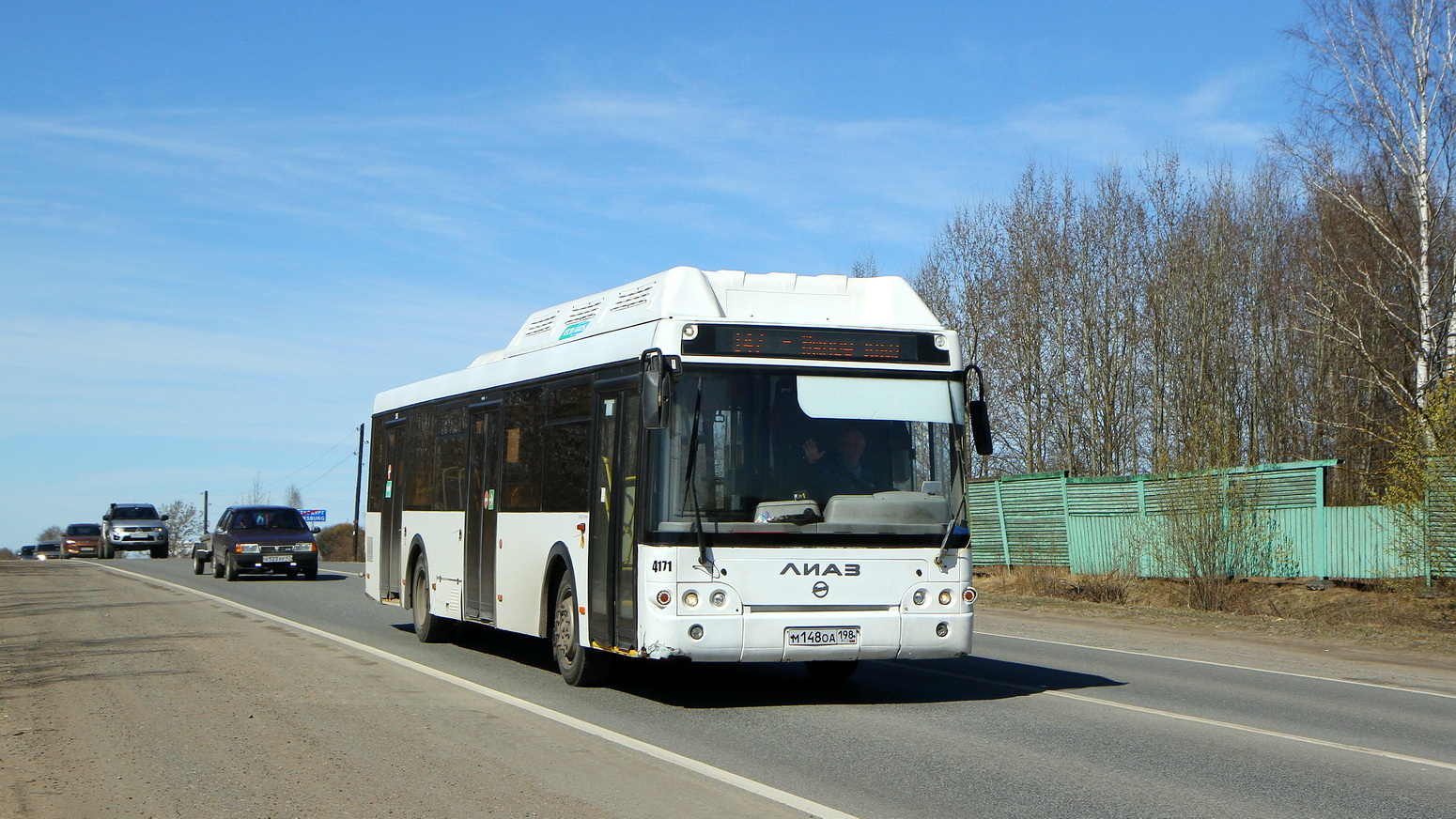 Санкт-Петербург, ЛиАЗ-5292.67 (CNG) № 4171