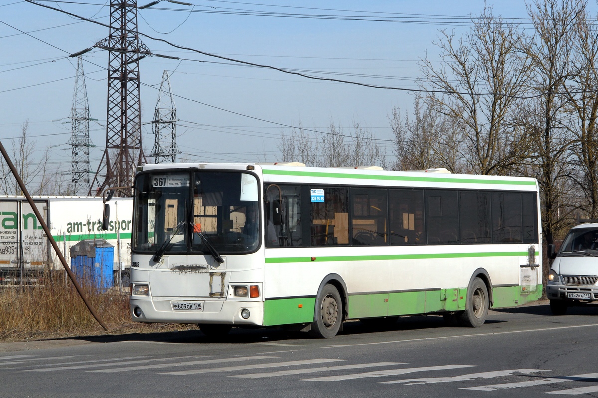 Санкт-Петербург, ЛиАЗ-5293.60 № 3818