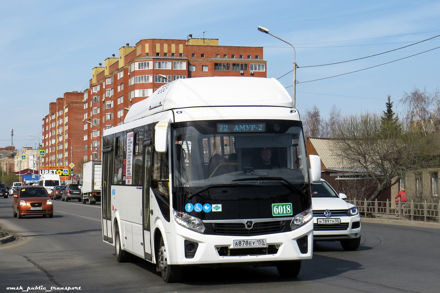 Омская область, ПАЗ-320415-14 "Vector Next" № 6018