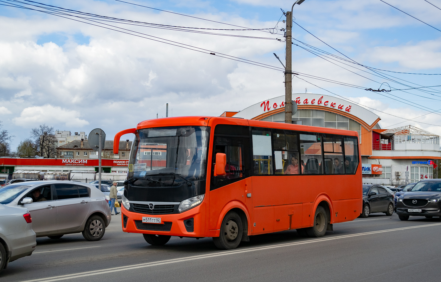 Ryazan region, PAZ-320405-04 "Vector Next" # М 511 ТТ 62