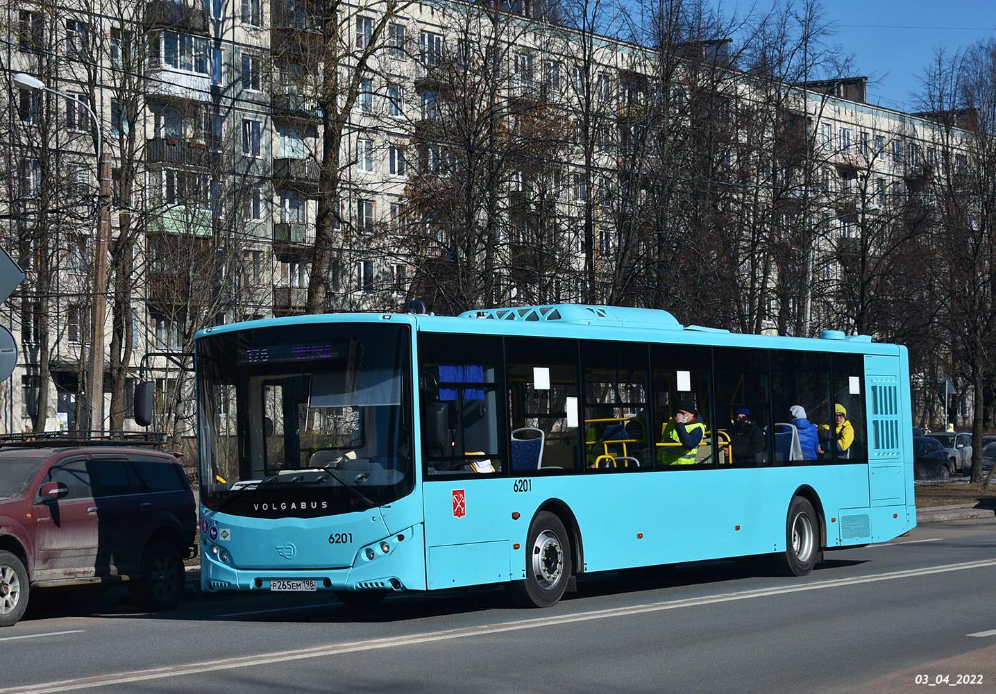 Szentpétervár, Volgabus-5270.G2 (LNG) sz.: 6201