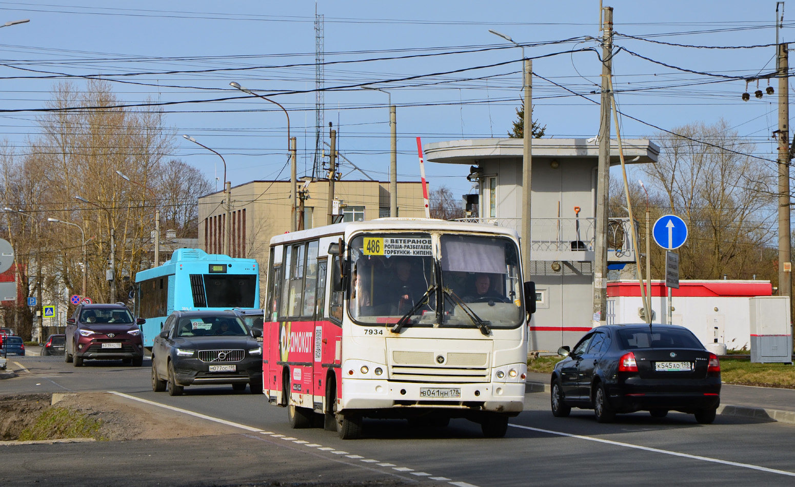 Санкт-Пецярбург, ПАЗ-320402-05 № 7934