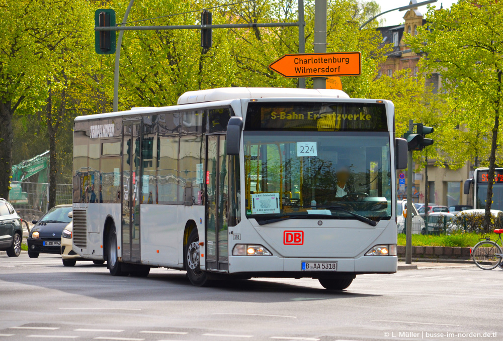 Берлин, Mercedes-Benz O530 Citaro № 318