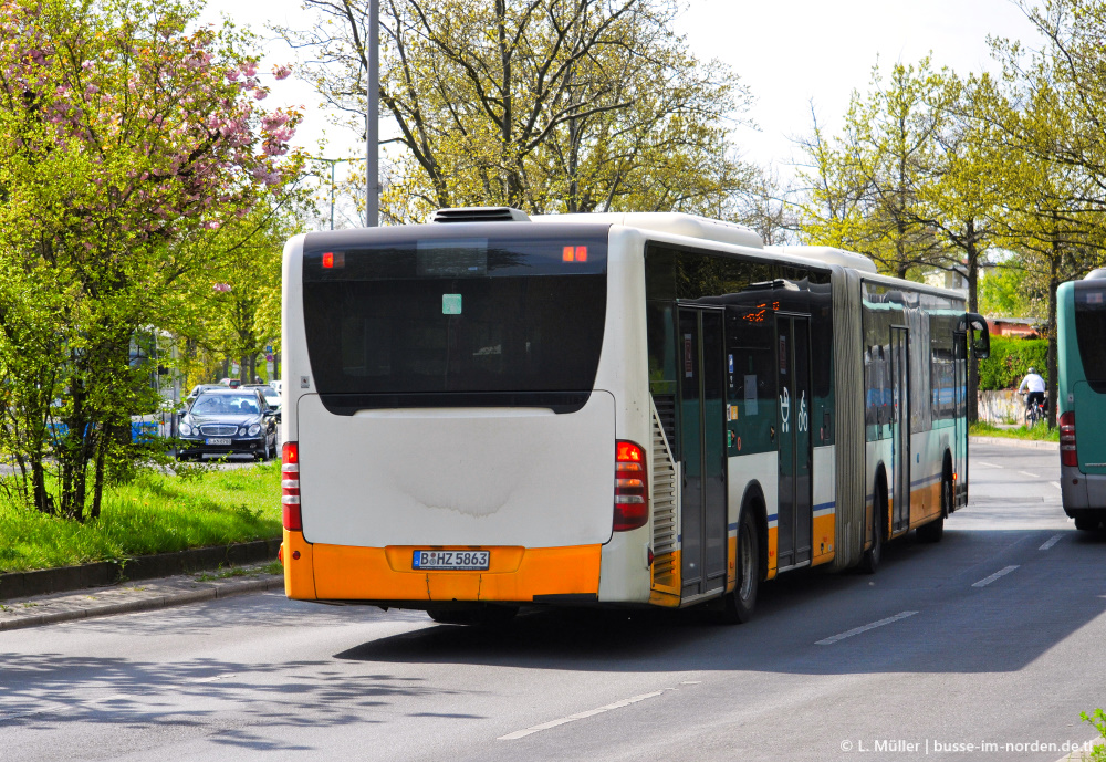 Берлин, Mercedes-Benz O530G Citaro facelift G № B-HZ 5863