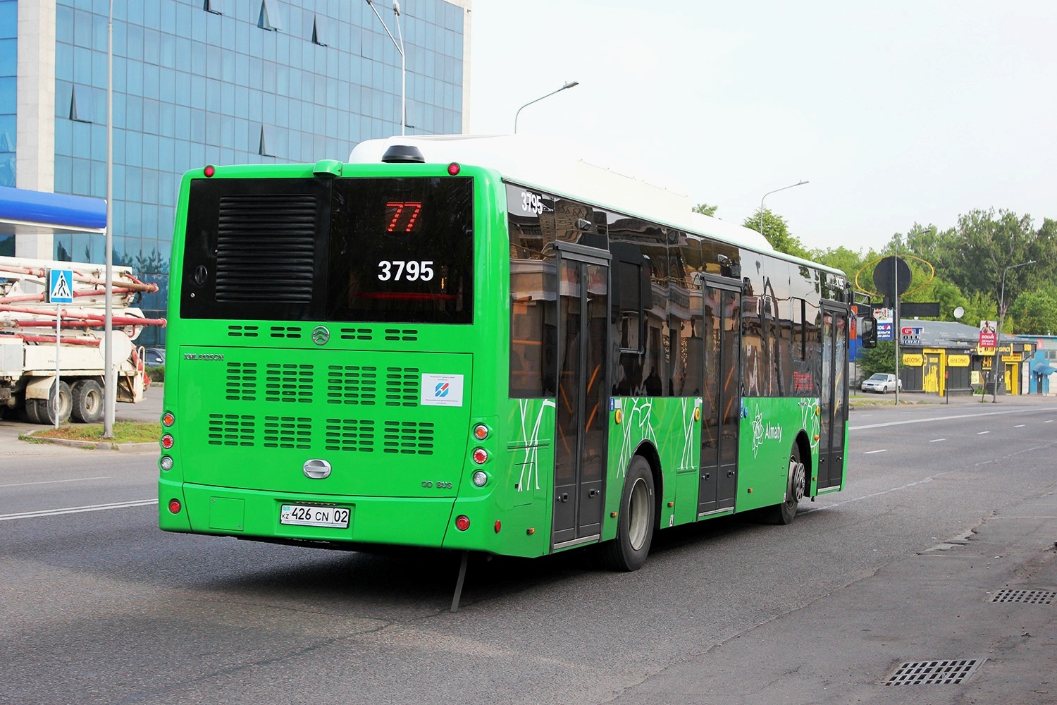 Almaty, Golden Dragon XML6125CN (Hyundai Trans Auto) # 3795