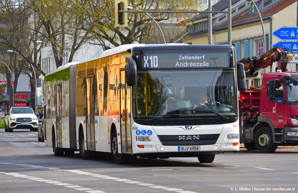 Берлин, MAN A23 Lion's City G NG323 № 4904