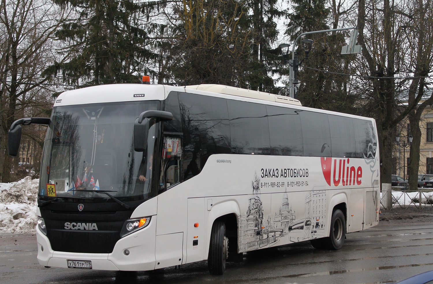 Saint Petersburg, Scania Touring HD 12.0 # Х 761 ТР 178