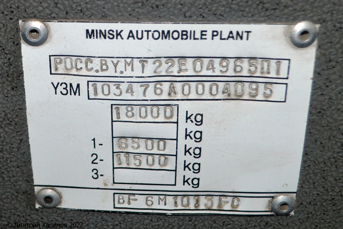 Воронежская область, МАЗ-103.476 № 13007