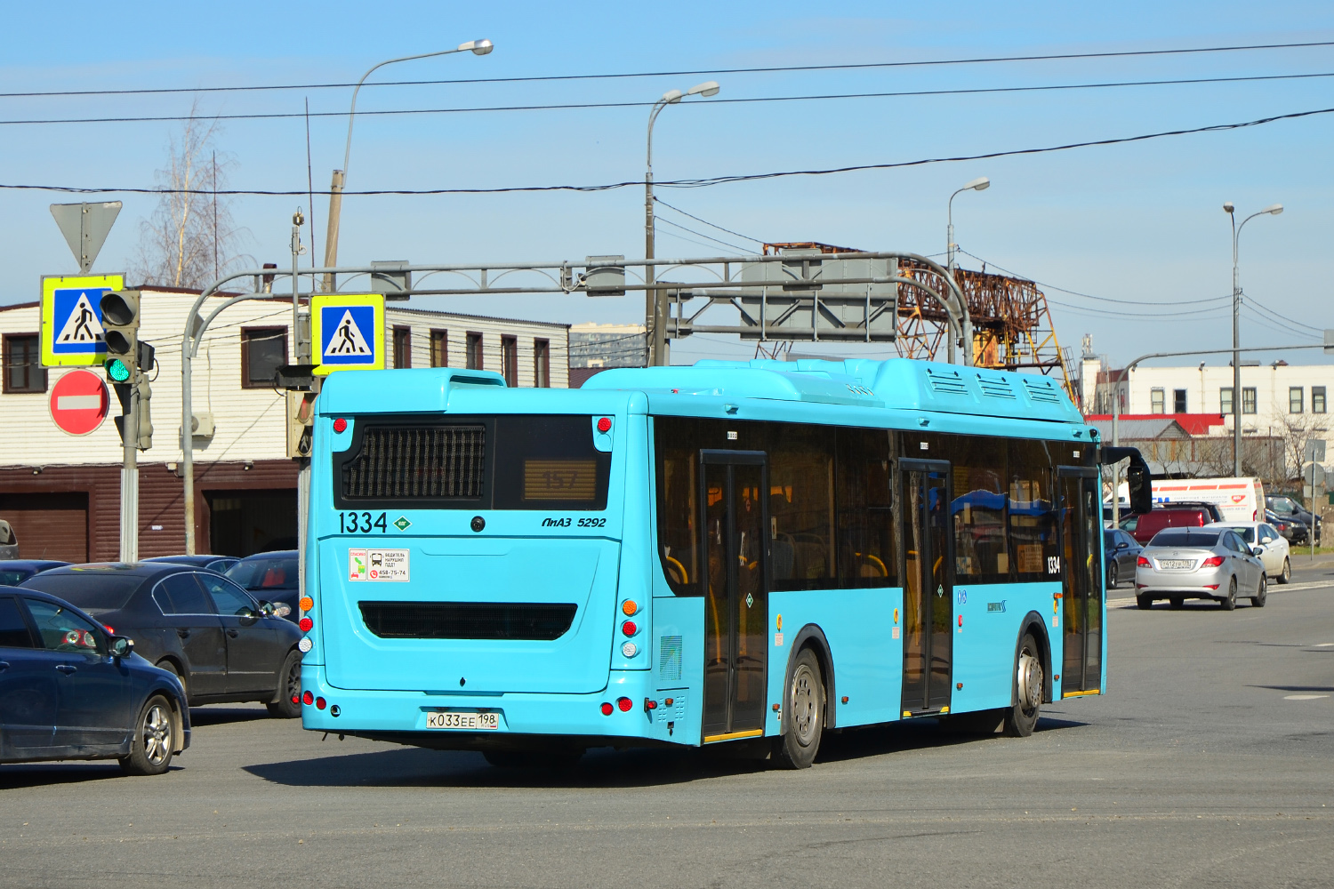 Санкт-Петербург, ЛиАЗ-5292.67 (CNG) № 1334