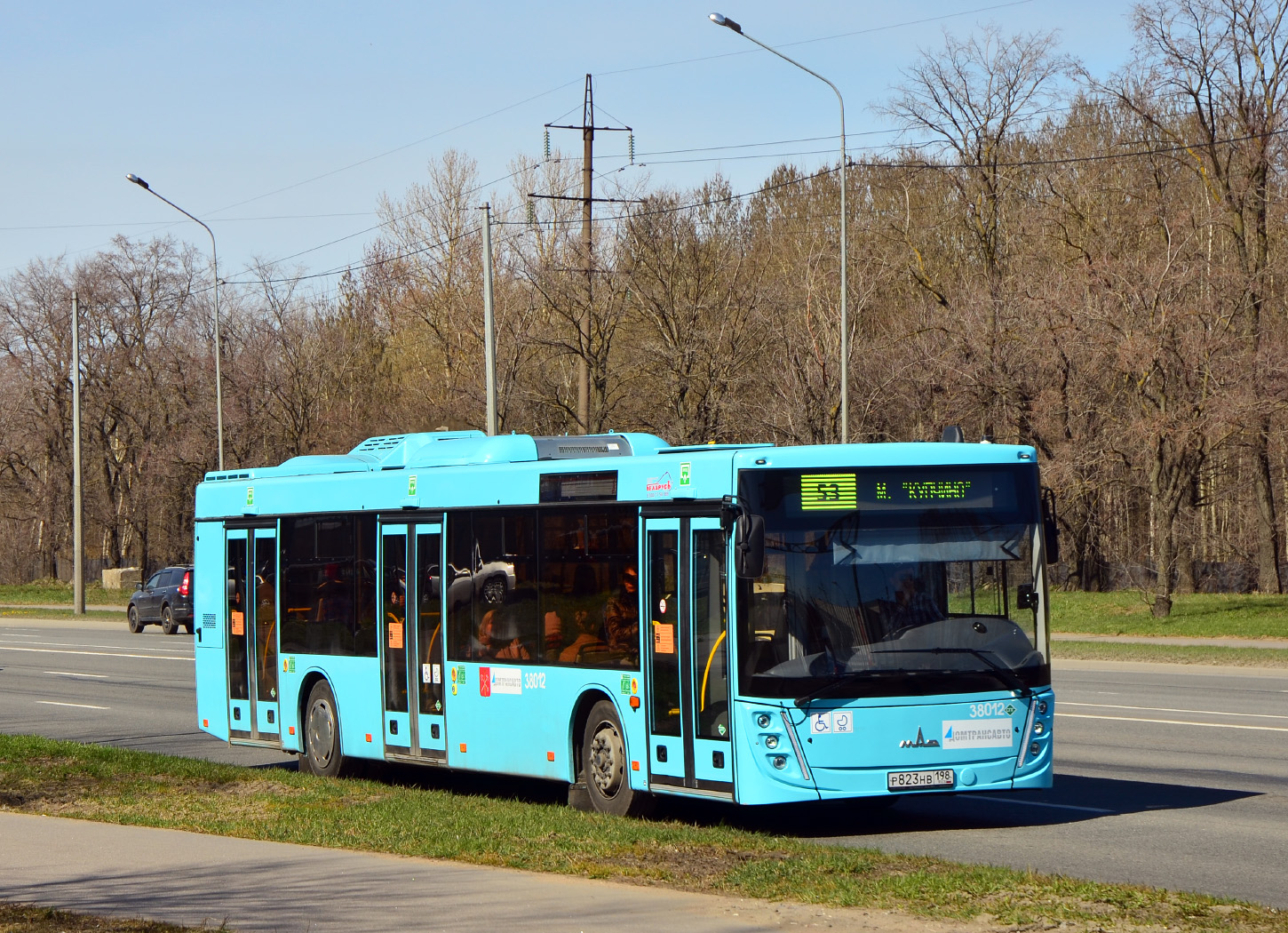 Санкт-Петербург, МАЗ-203.945 № 38012