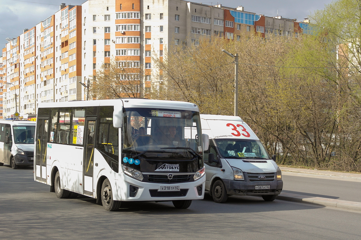 Ryazanská oblast, PAZ-320435-04 "Vector Next" č. Х 318 ТР 62