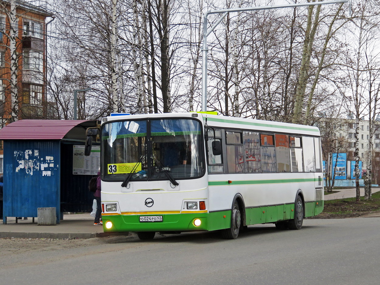 Кировская область, ЛиАЗ-5256.53 № О 024 РО 43