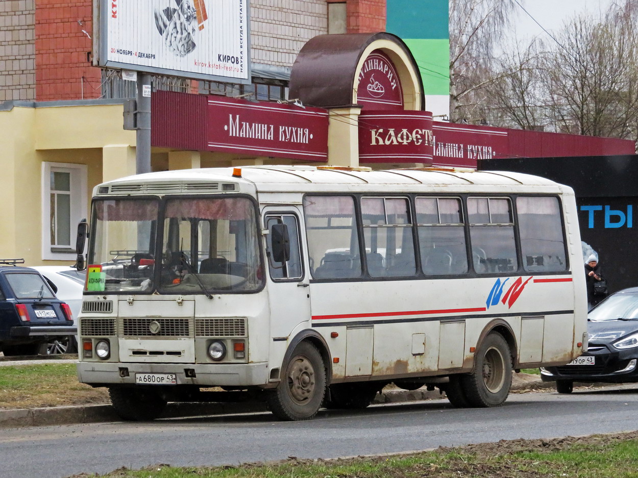 Кировская область, ПАЗ-4234 № А 680 ОР 43