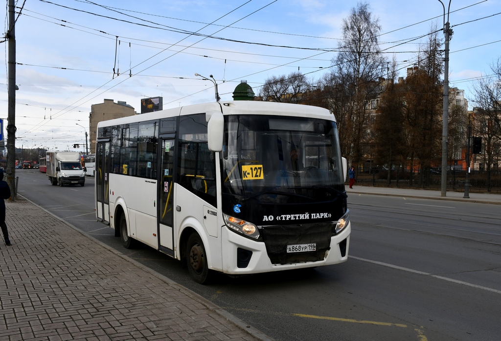 Санкт-Петербург, ПАЗ-320435-04 "Vector Next" № А 868 УР 198