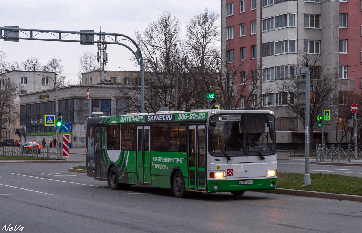 Санкт-Петербург, ЛиАЗ-5293.60 № 3632