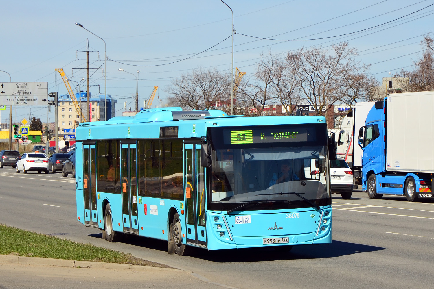 Санкт-Петербург, МАЗ-203.945 № 38078