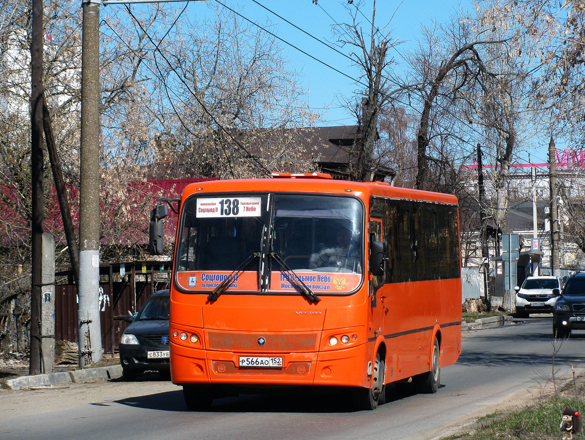 Нижегородская область, ПАЗ-320414-05 "Вектор" № Р 566 АО 152