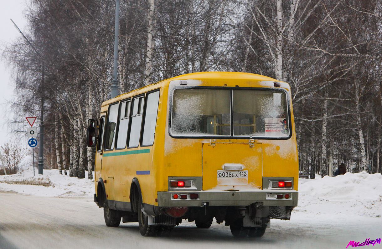 Кемеровская область - Кузбасс, ПАЗ-32054 № В 038 ЕХ 142