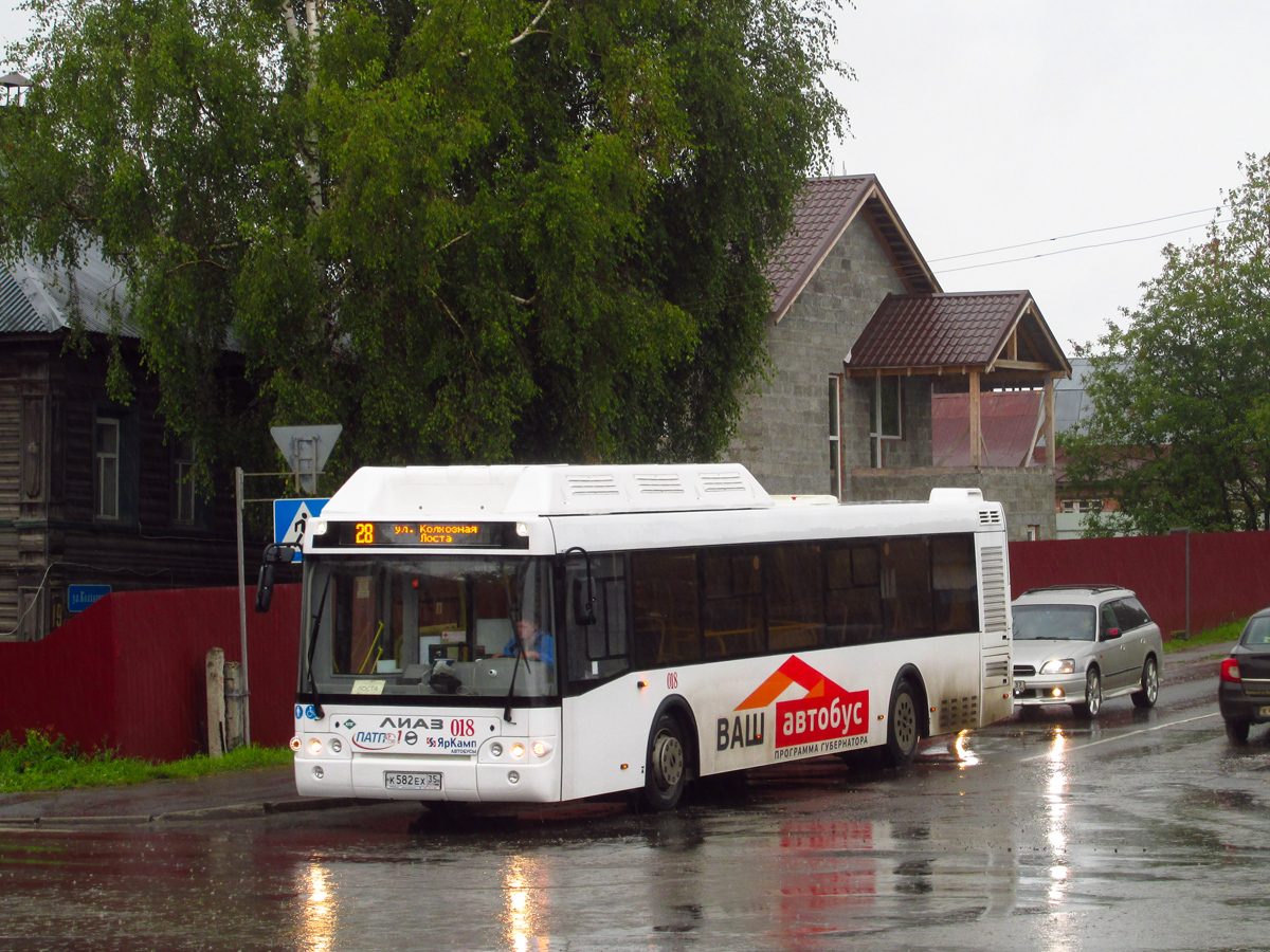 Валагодская вобласць, ЛиАЗ-5292.67 (CNG) № 018