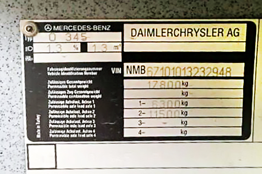 Днепропетровская область, Mercedes-Benz O345 № AE 0827 AB