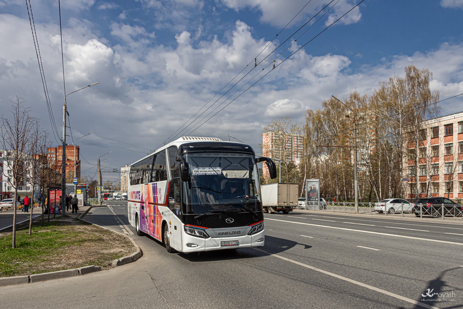 Татарстан, King Long XMQ6129Y № В 858 РХ 716