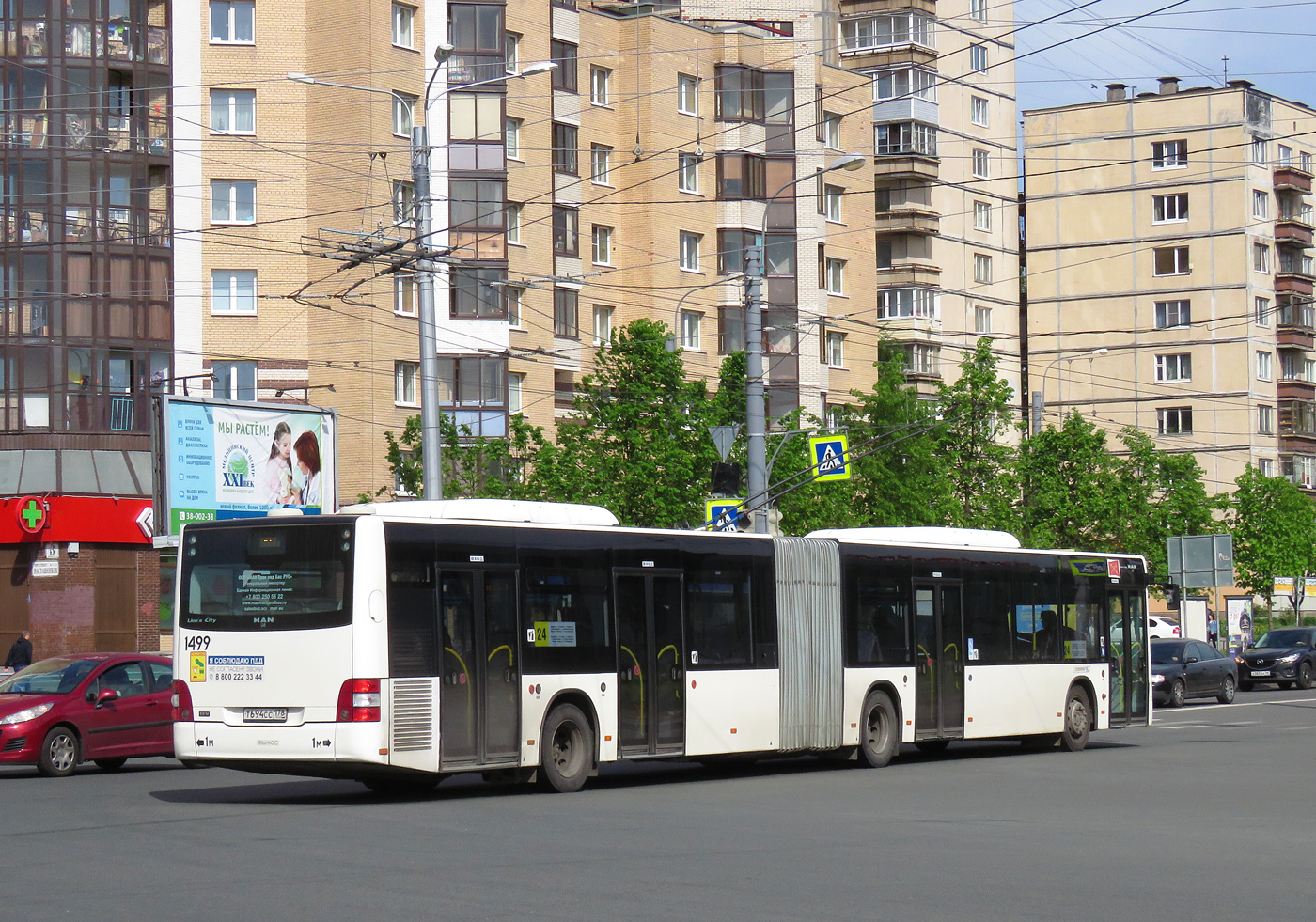 Санкт-Петербург, MAN A23 Lion's City GL NG363 № 1499