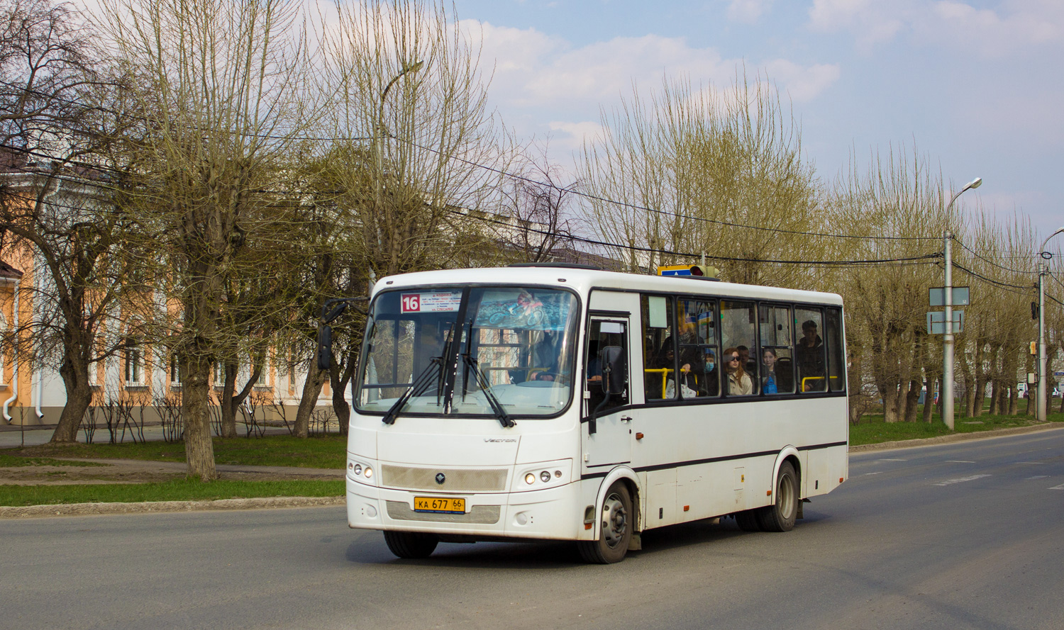 Свердловская область, ПАЗ-320412-04 "Вектор" № КА 677 66