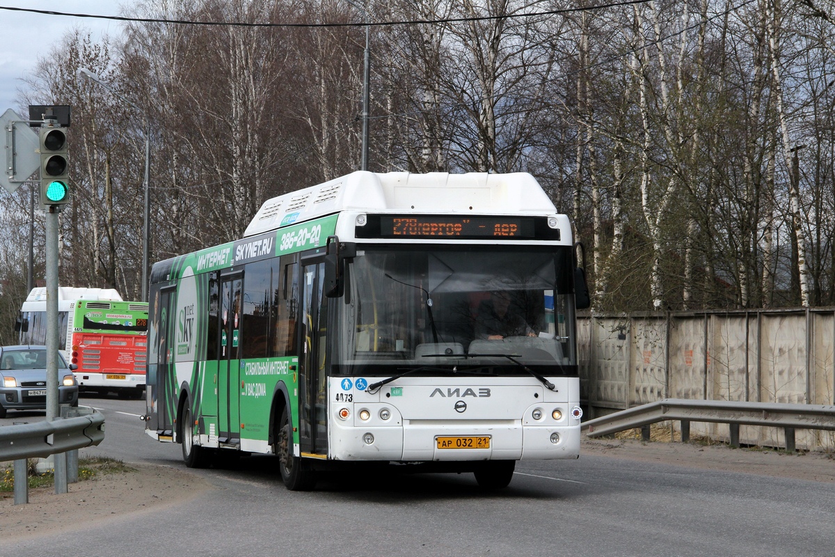 Санкт-Петербург, ЛиАЗ-5292.67 (CNG) № 4473