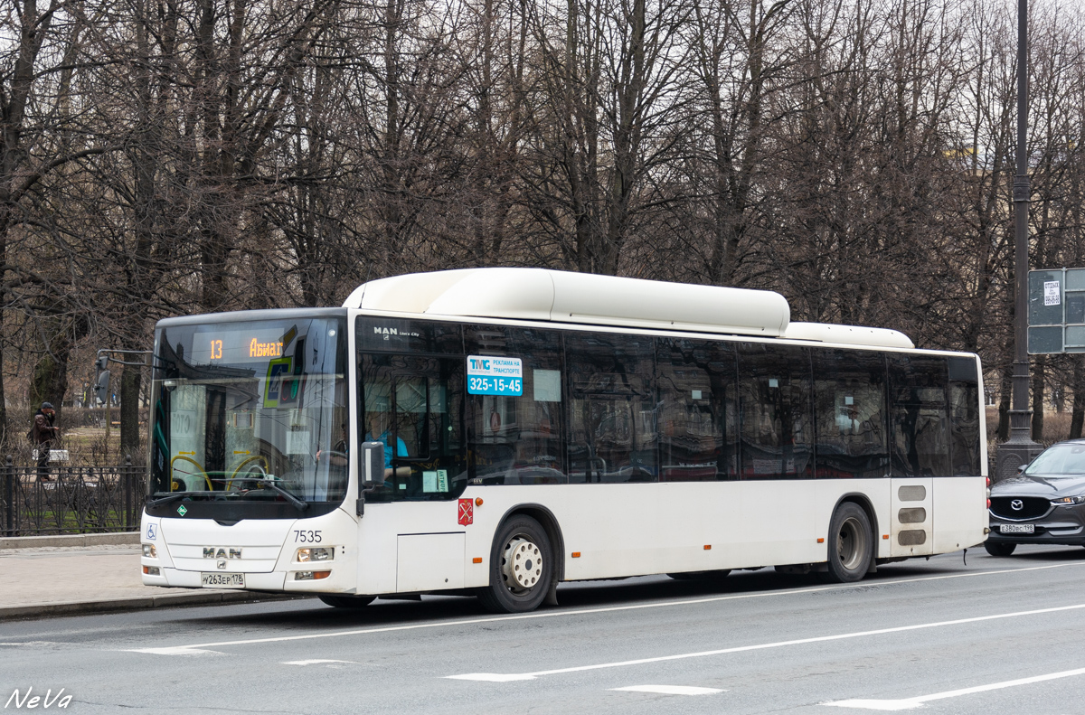 Санкт-Петербург, MAN A21 Lion's City NL313 CNG № 7535