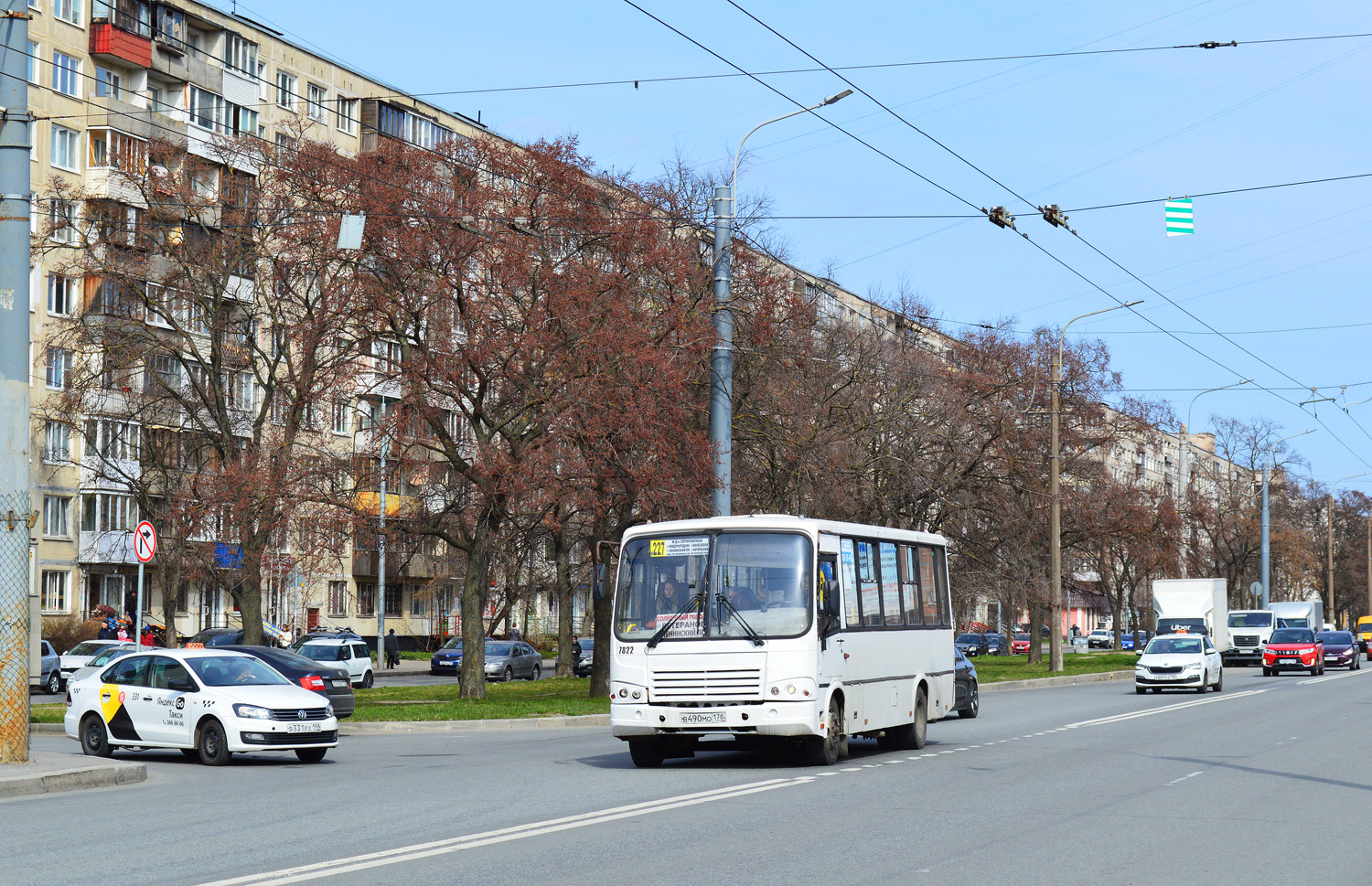 Санкт-Петербург, ПАЗ-320412-05 № 7822