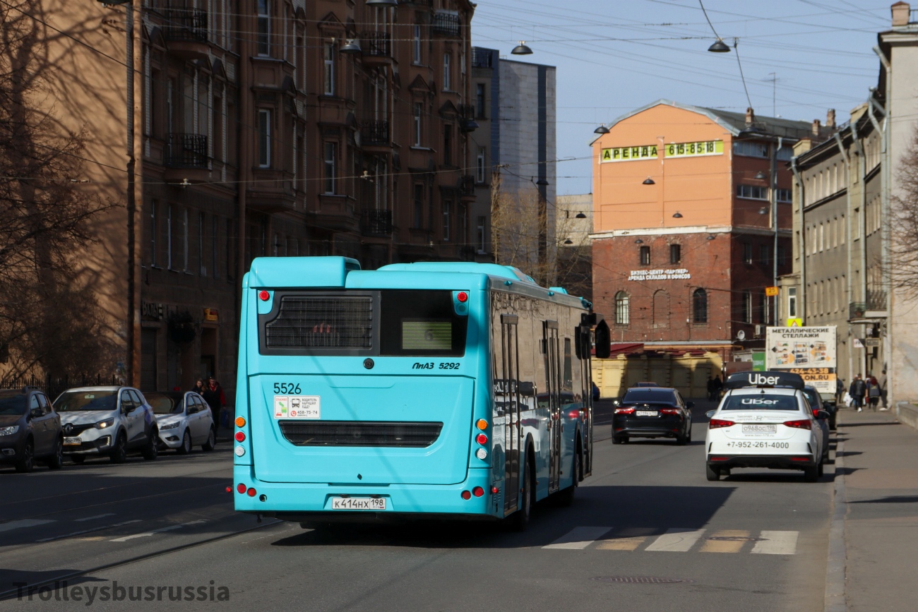 Санкт-Пецярбург, ЛиАЗ-5292.65 № 5526