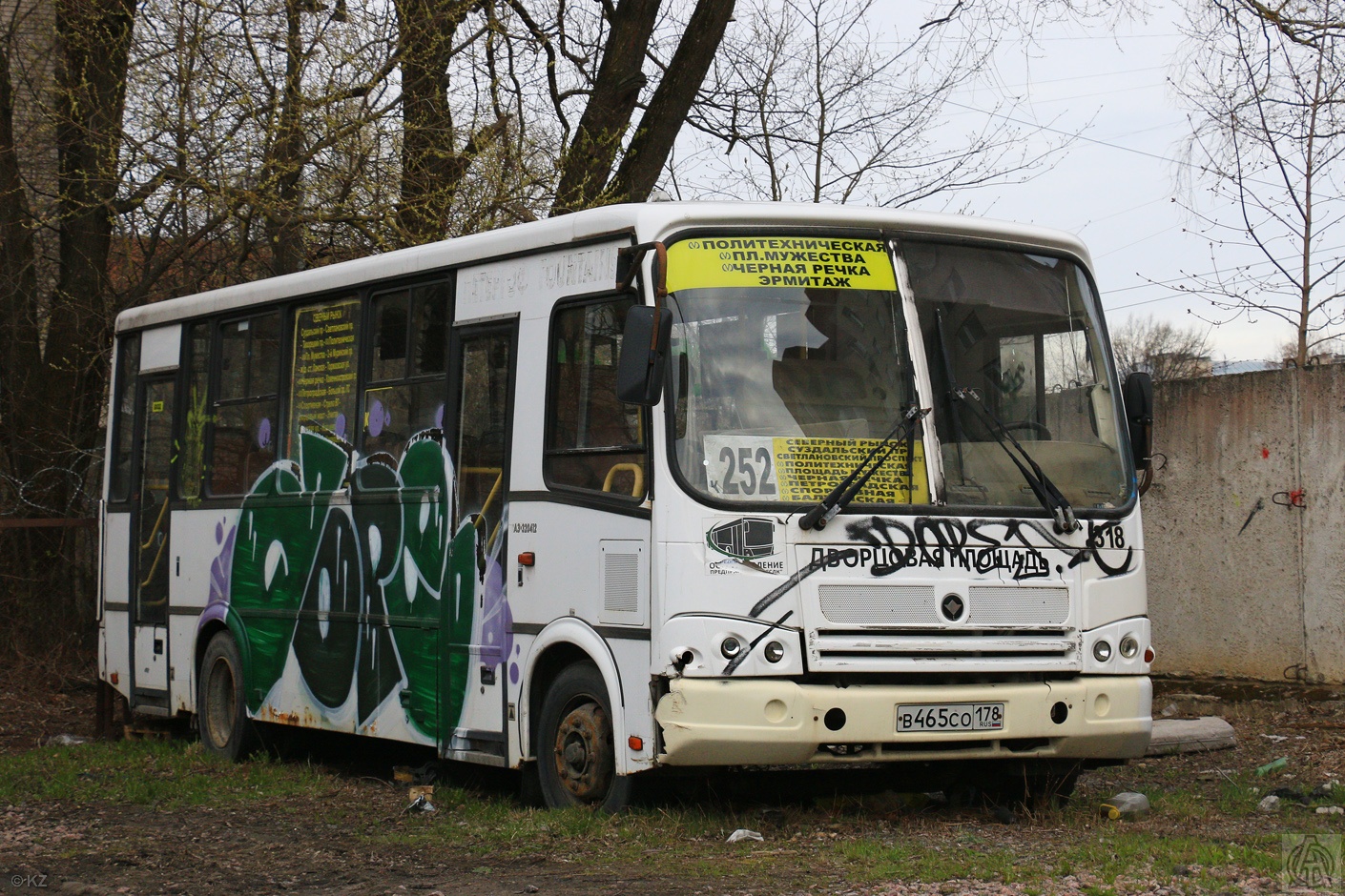 Санкт-Петербург, ПАЗ-320412-05 № 318