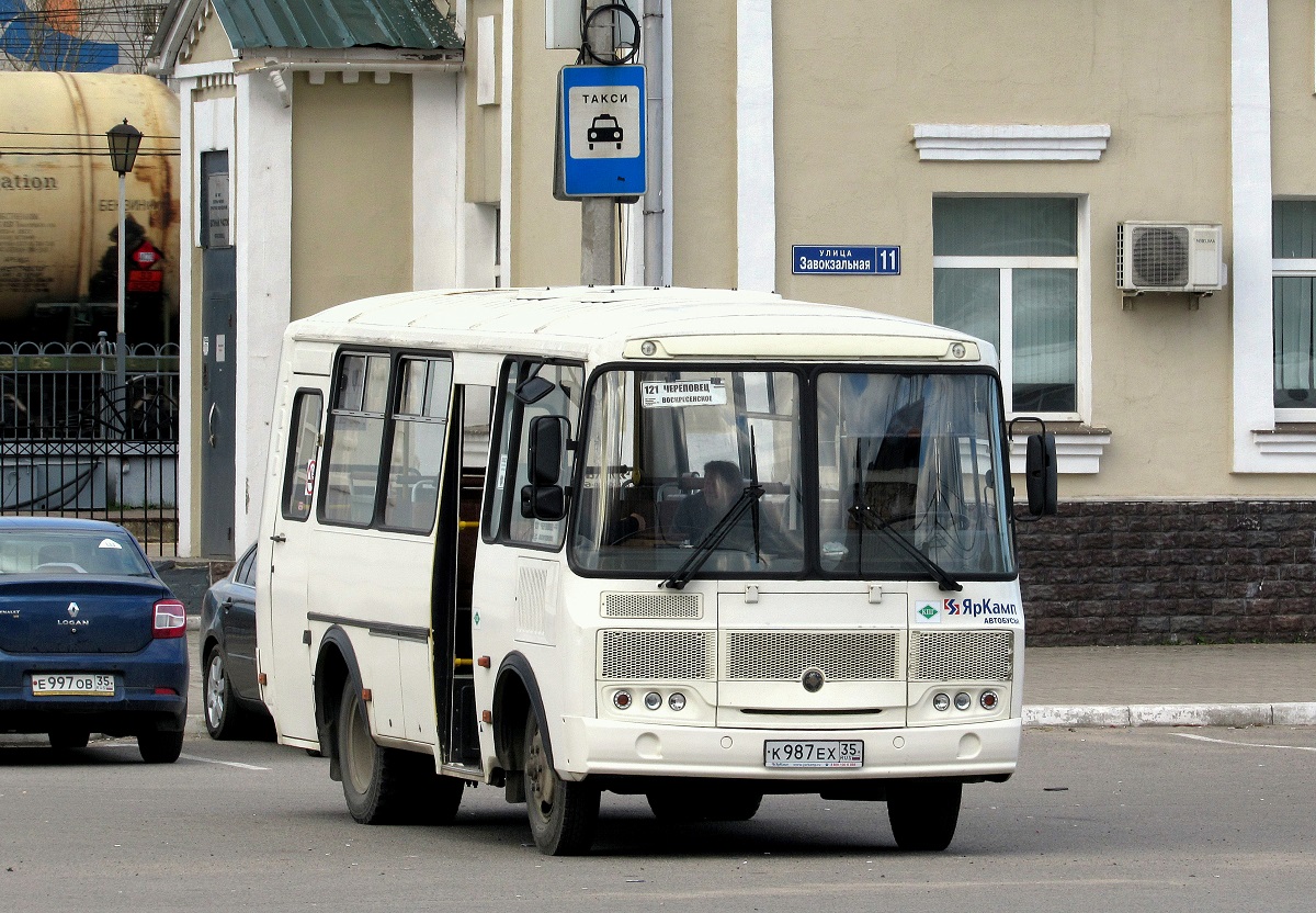 Вологодская область, ПАЗ-320530-12 № К 987 ЕХ 35