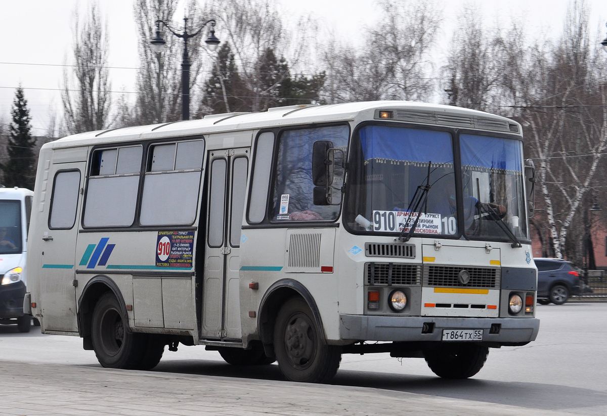 Омская область, ПАЗ-32053 № Т 864 ТХ 55