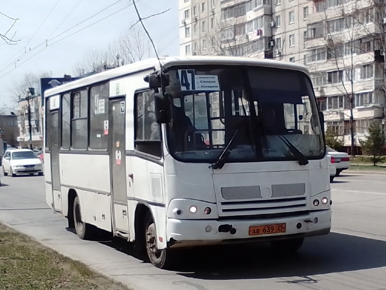 Хабаровский край, ПАЗ-320402-05 № АВ 639 25