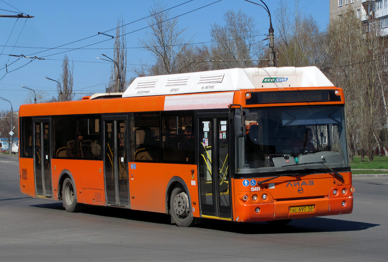 Нижегородская область, ЛиАЗ-5292.67 (CNG) № 15431