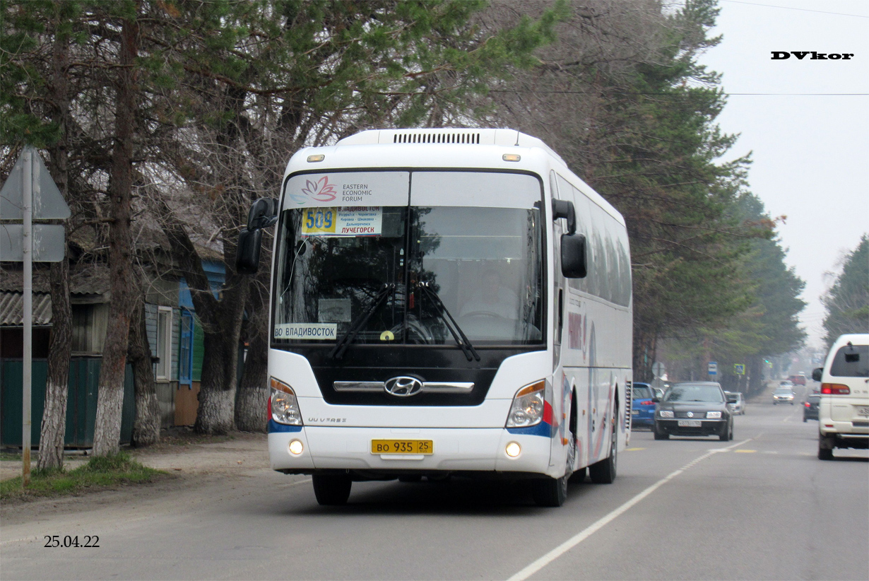 Приморский край, Hyundai Universe Xpress Noble № ВО 935 25