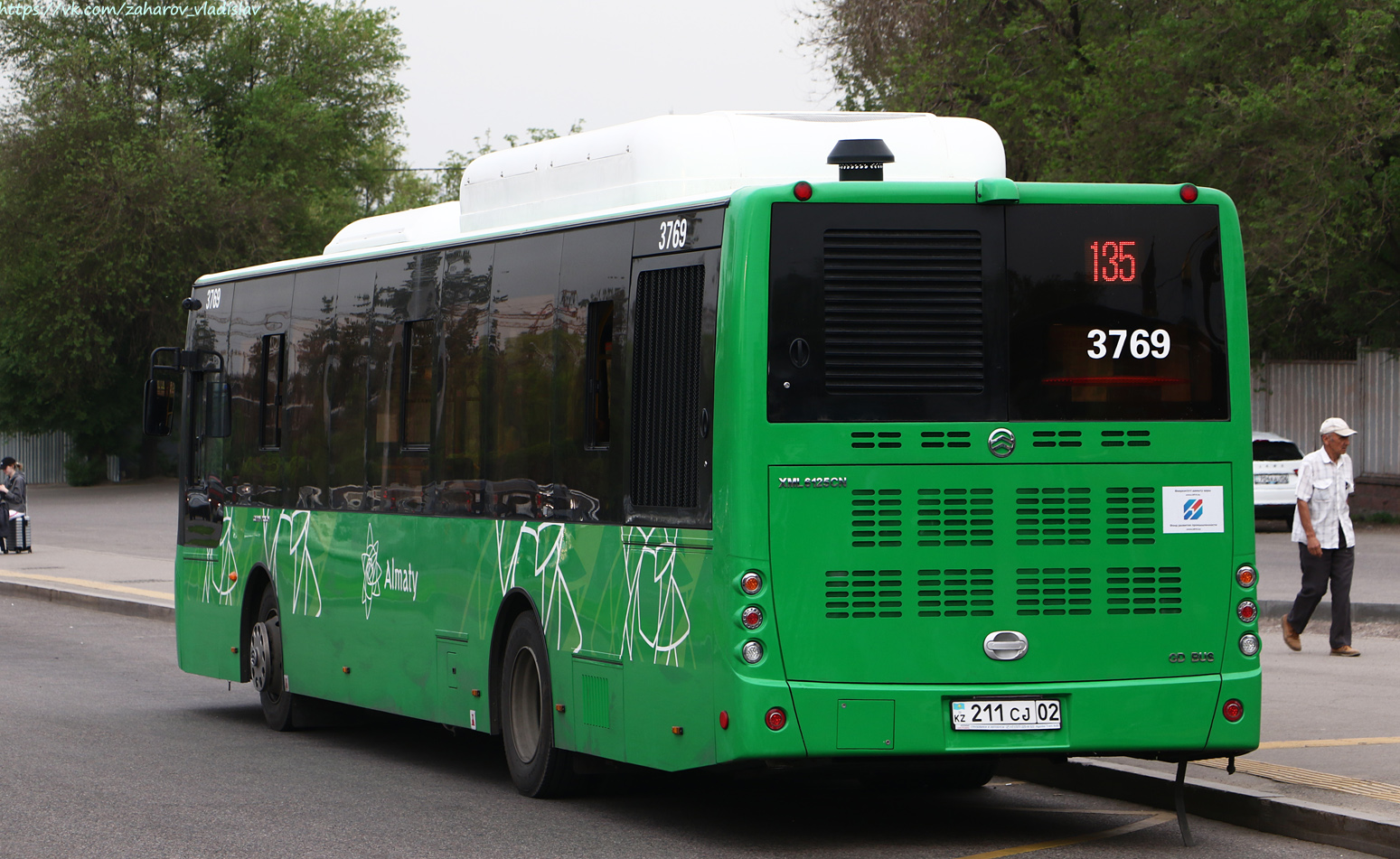 Ałmaty, Golden Dragon XML6125CN (Hyundai Trans Auto) Nr 3769