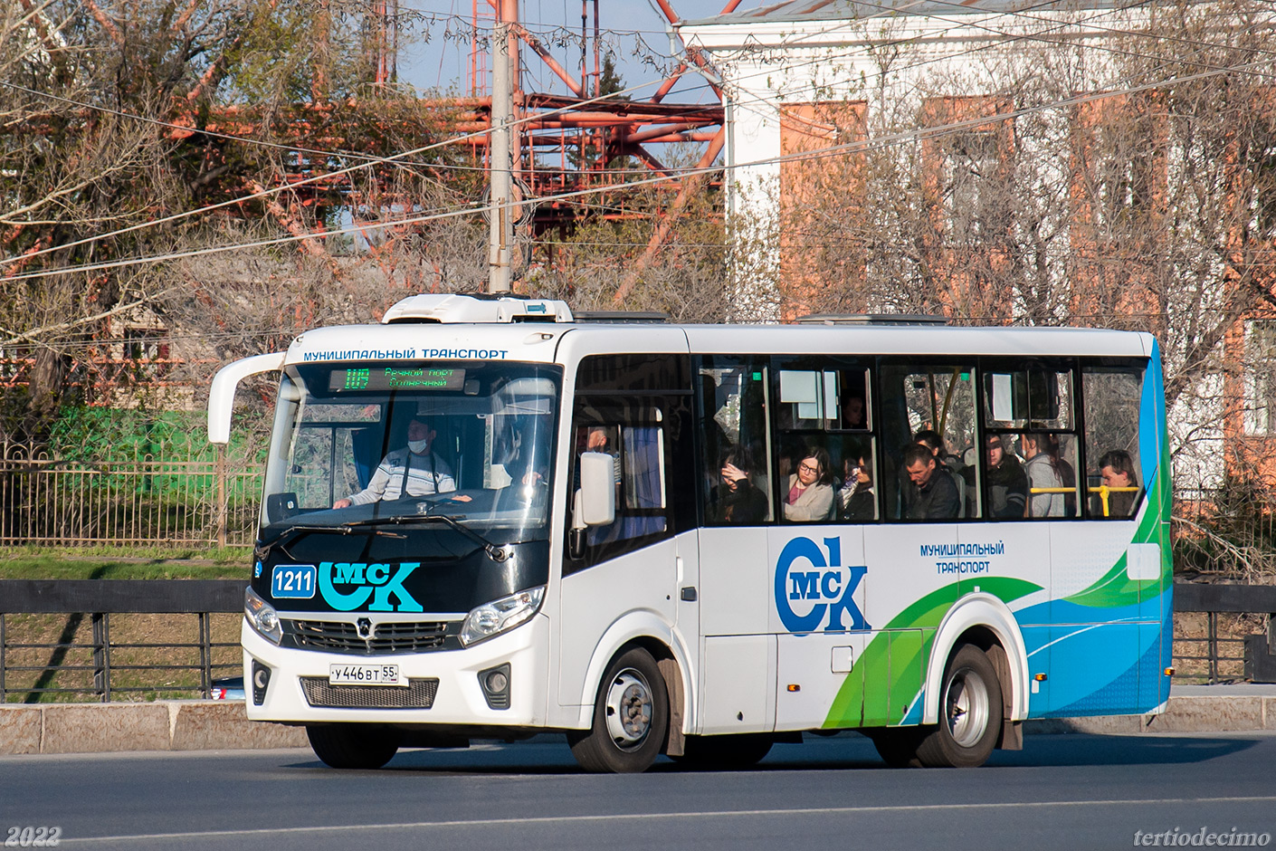 Omszki terület, PAZ-320435-04 "Vector Next" sz.: 1211